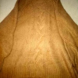 Turtle neck pullover sweater